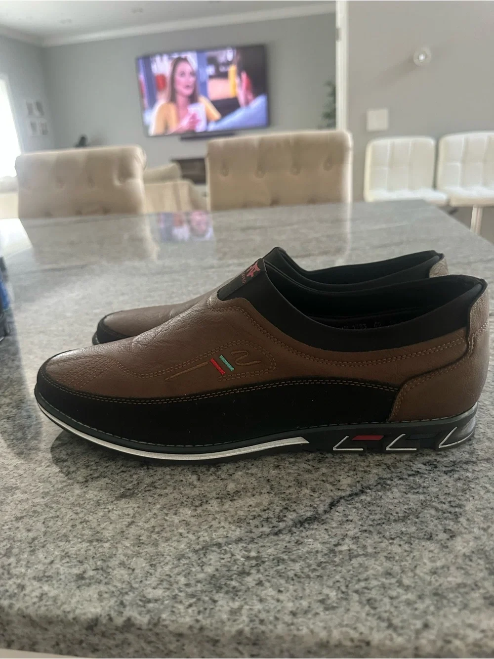 Men's Brown Slip-On Loafers
